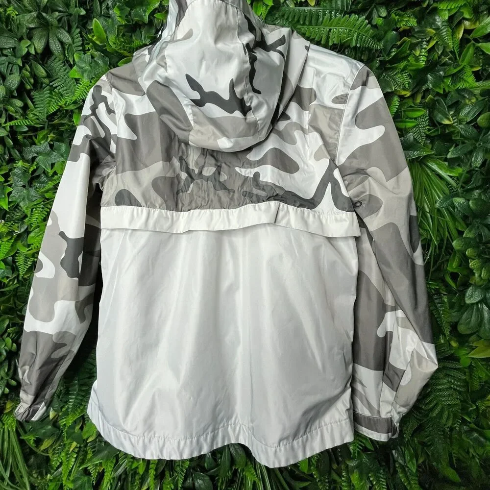 Jordan‎ Craig Jacket Boys 12 Gray Camouflage Hooded Zip Legacy Edition 0241